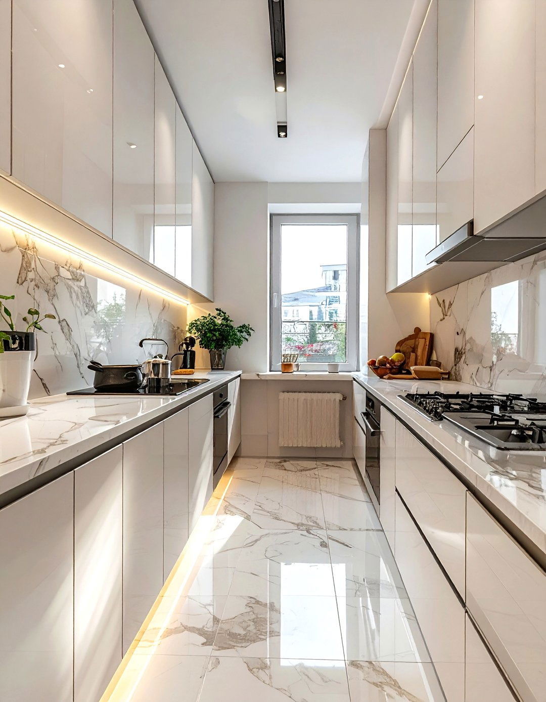 Galley Kitchen Layout - 30 cozy kitchen ideas