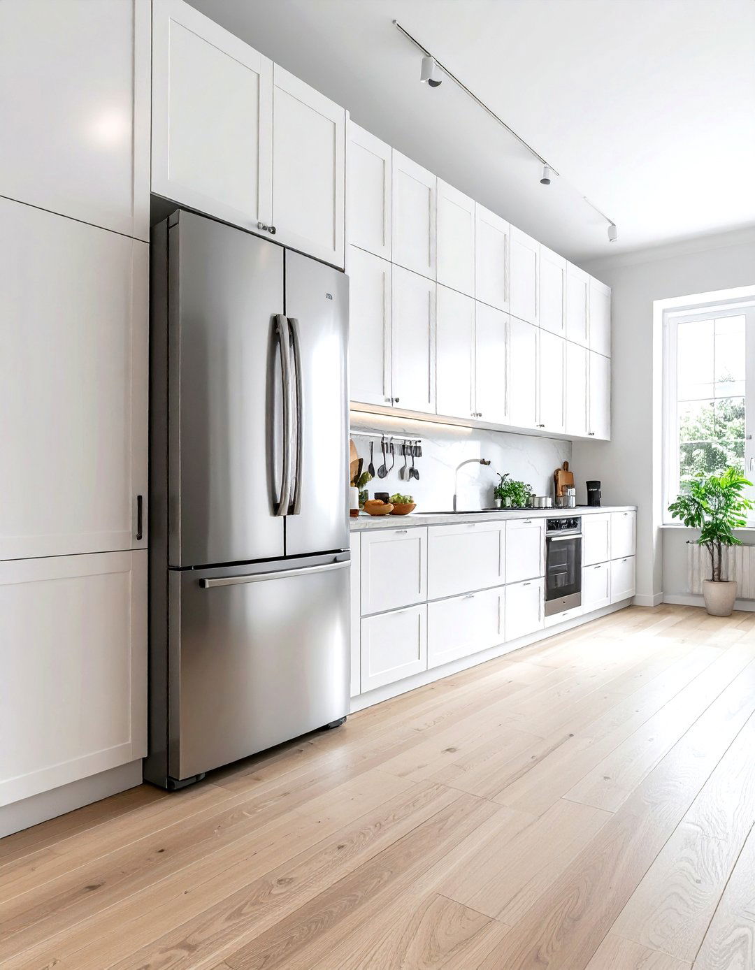 Galley Kitchen Refrigerator - 30 French door refrigerator kitchen ideas