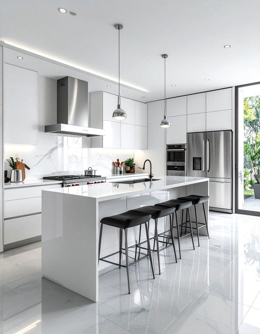 Galley Open Kitchen With Breakfast Bar - 30 open concept kitchen ideas