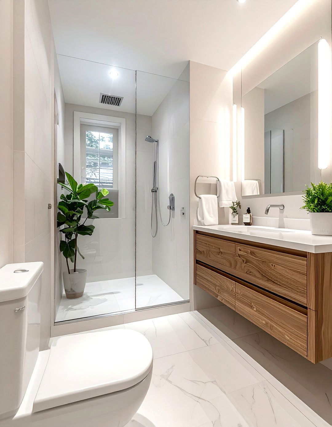 Galley Style Bathroom Arrangement - 30 bathroom furniture placement