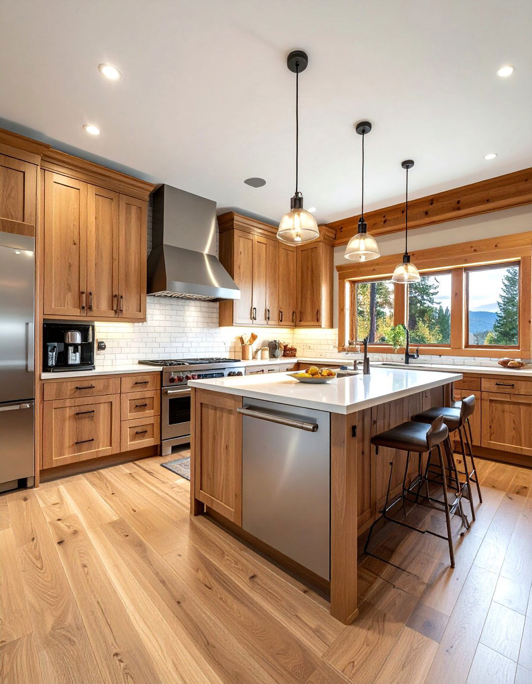 Galley Style Cabin Kitchen - 30 rustic cabin kitchen ideas