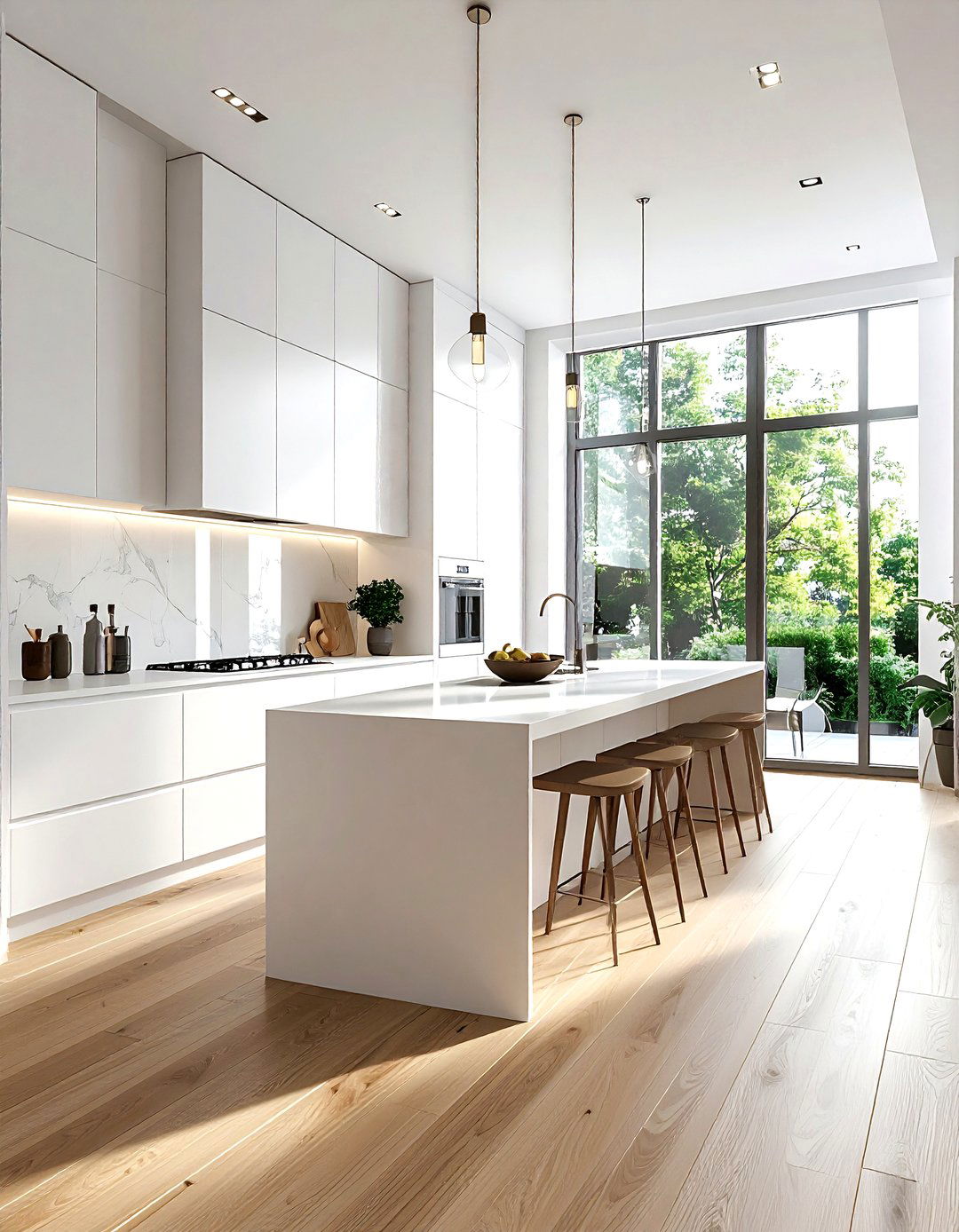 Galley kitchen with end window - 30 natural light kitchen ideas