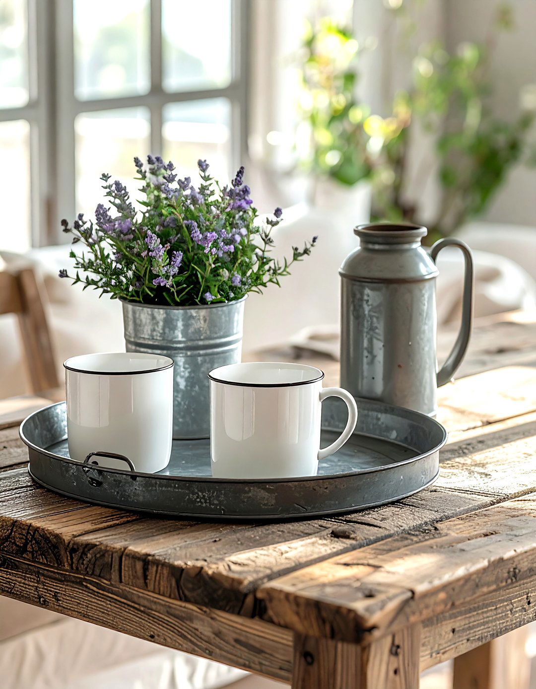 Galvanized Metal Decor - 30 Provencal dining room ideas