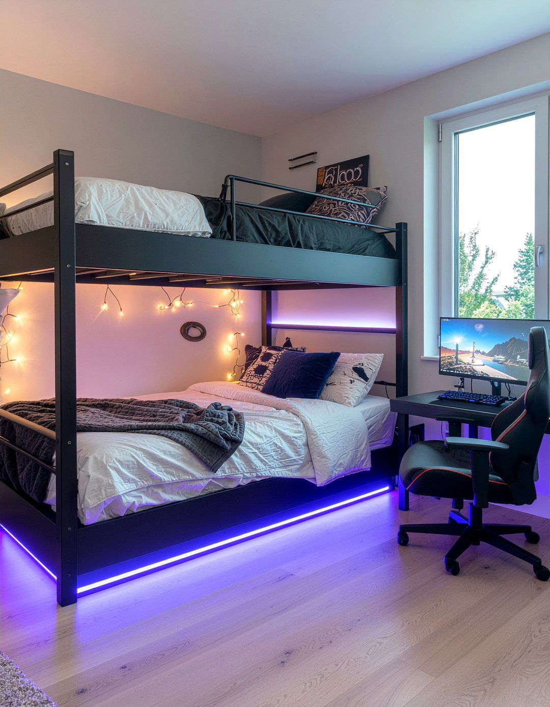Gaming Loft Bed - 30 bedroom loft bed ideas
