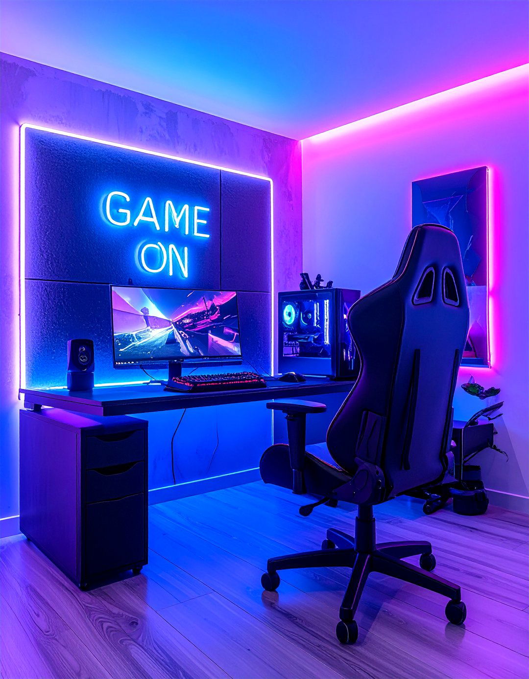 Gaming Room Neon - 30 neon sign ideas