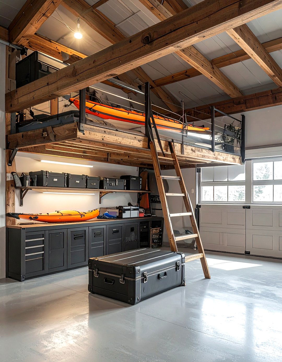 Garage Loft Storage - 30 garage storage ideas