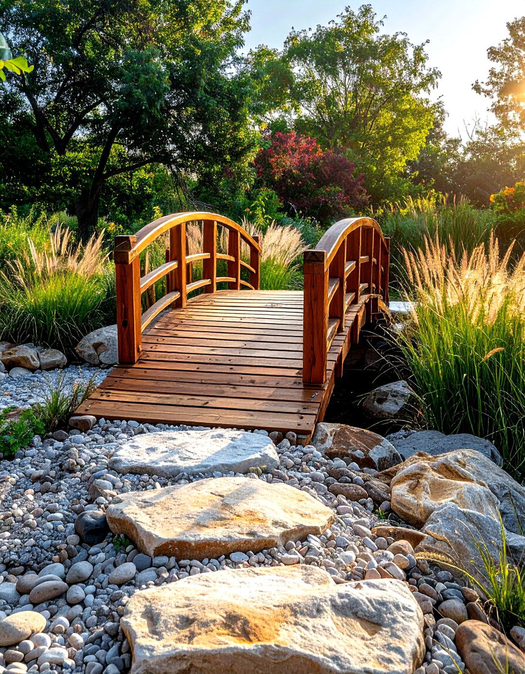 Garden Bridge - 30 backyard decor ideas