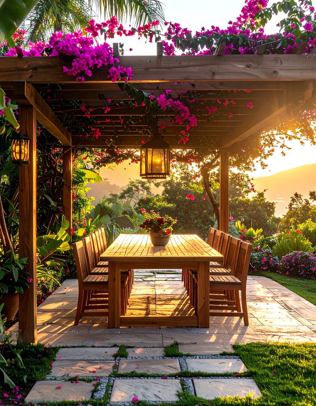 Garden Dining Space - 30 Indonesian dining room ideas