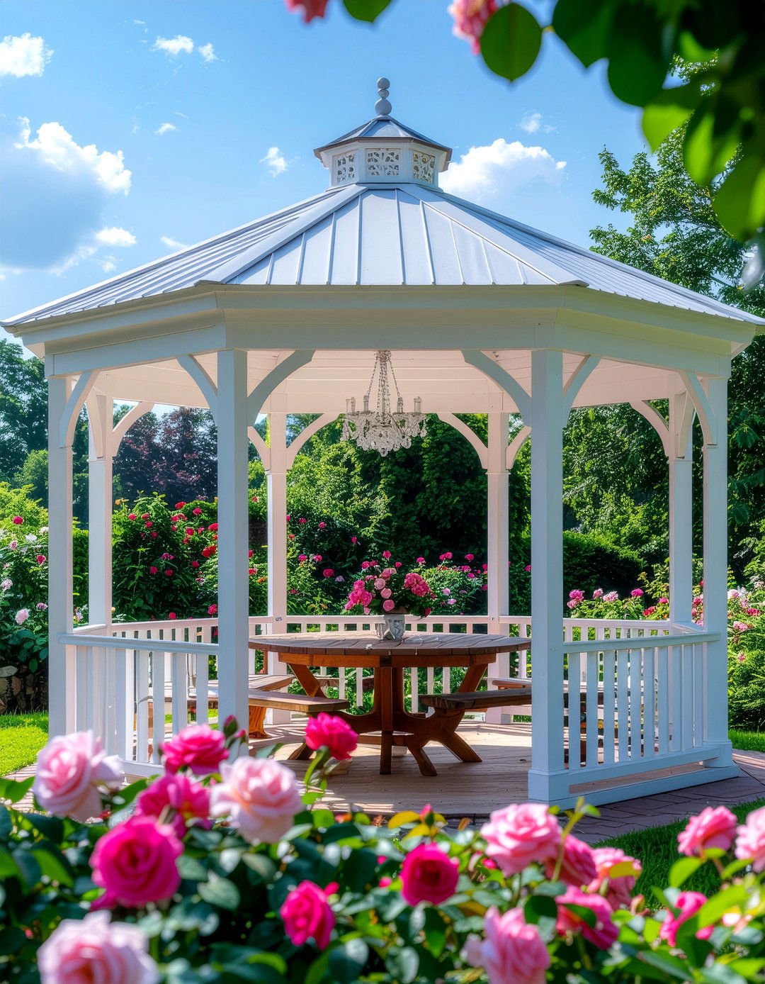 Garden Gazebo Dining - 30 outdoor dining area ideas