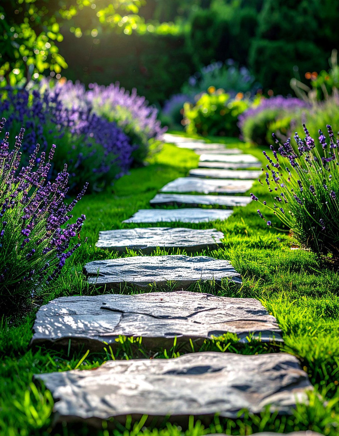 Garden Path Stone Walkway - 30 before and after decor ideas