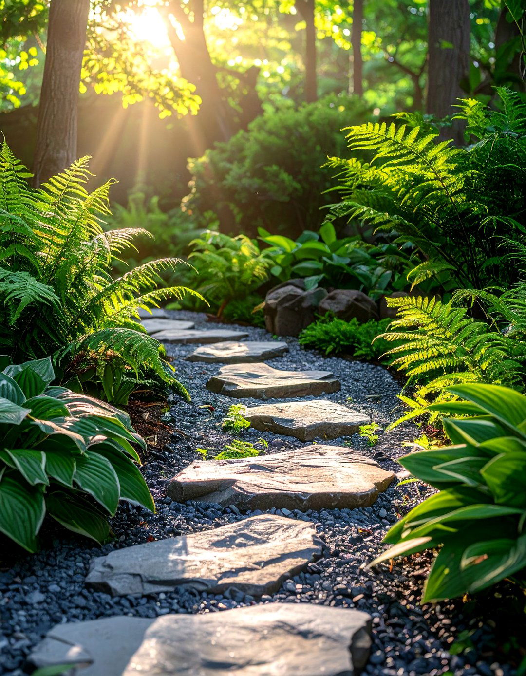 Garden Path Stones - 30 home makeover ideas