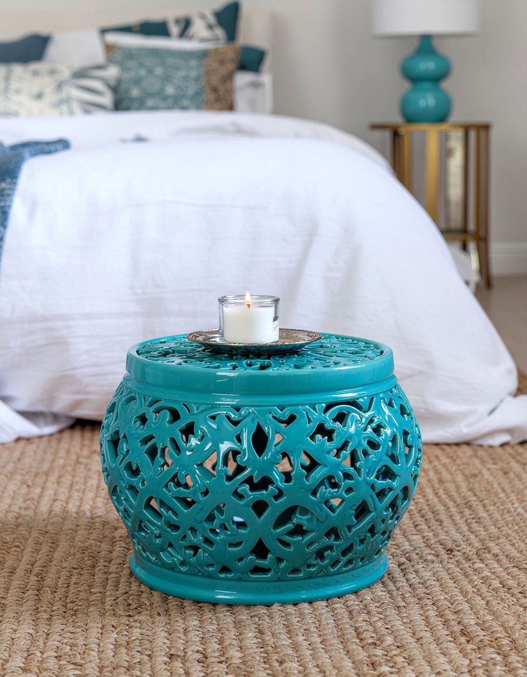 Garden Stool - 30 bedroom nightstand alternatives