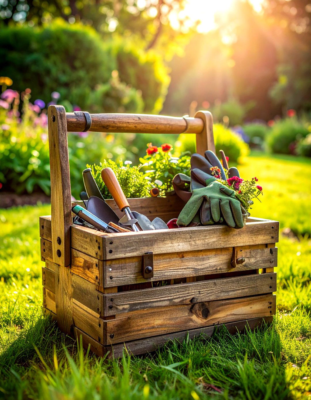 Garden Tool Box - 30 storage box ideas