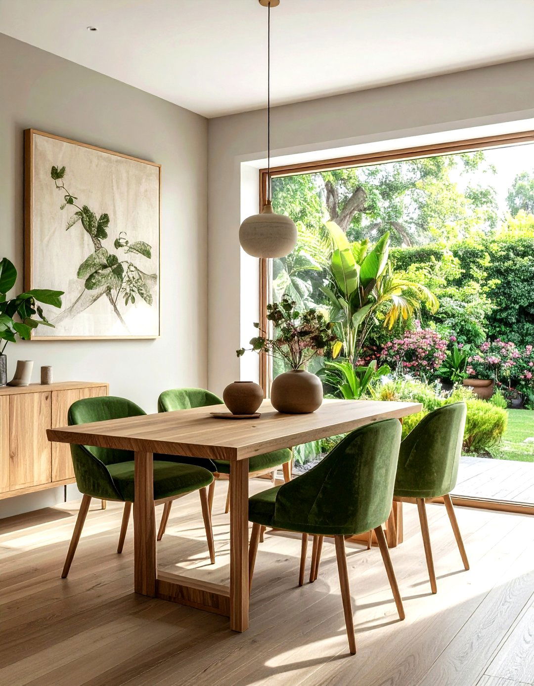 Garden View Dining - 30 dining room natural lighting ideas