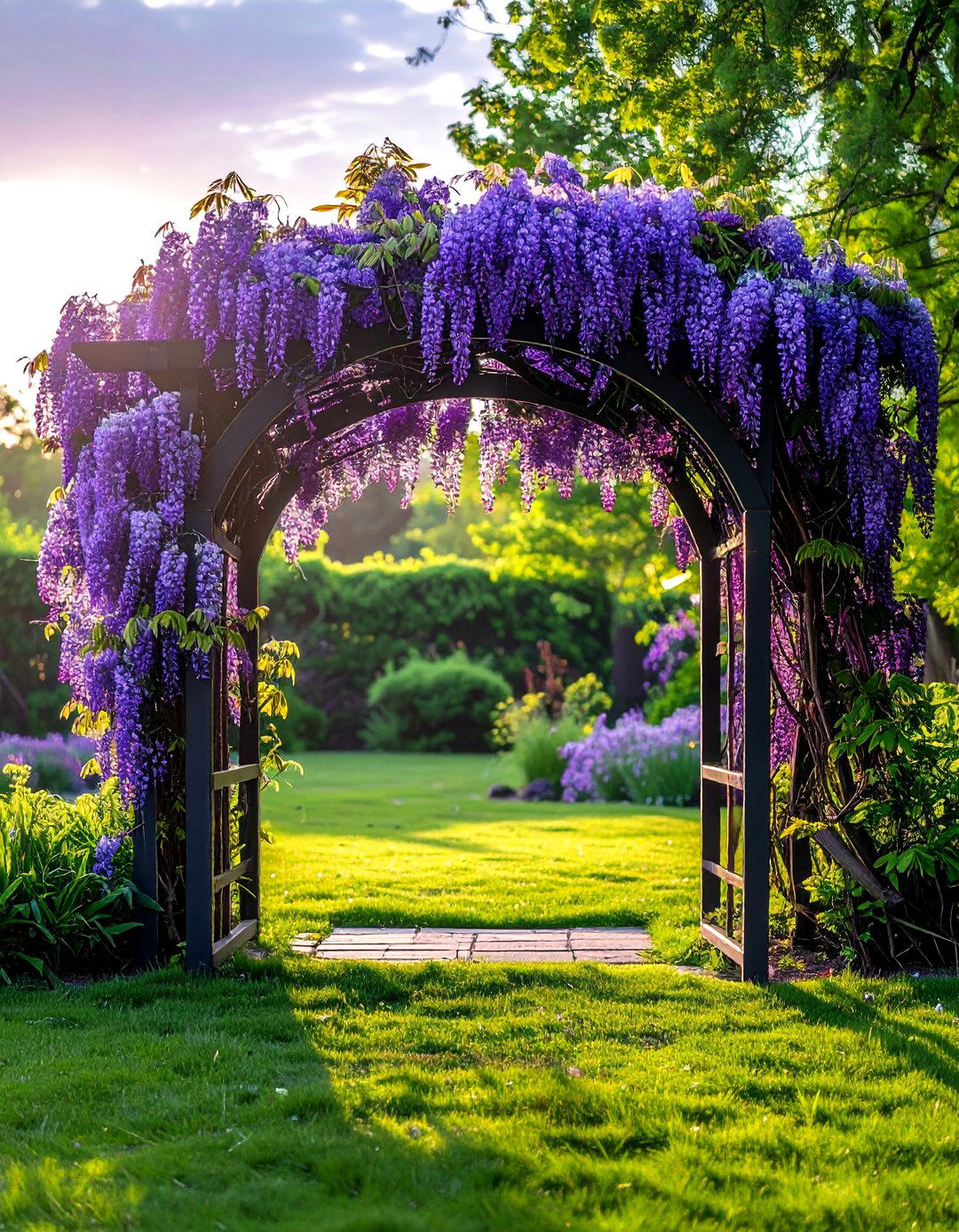 Garden arch arbor - 30 garden decor ideas