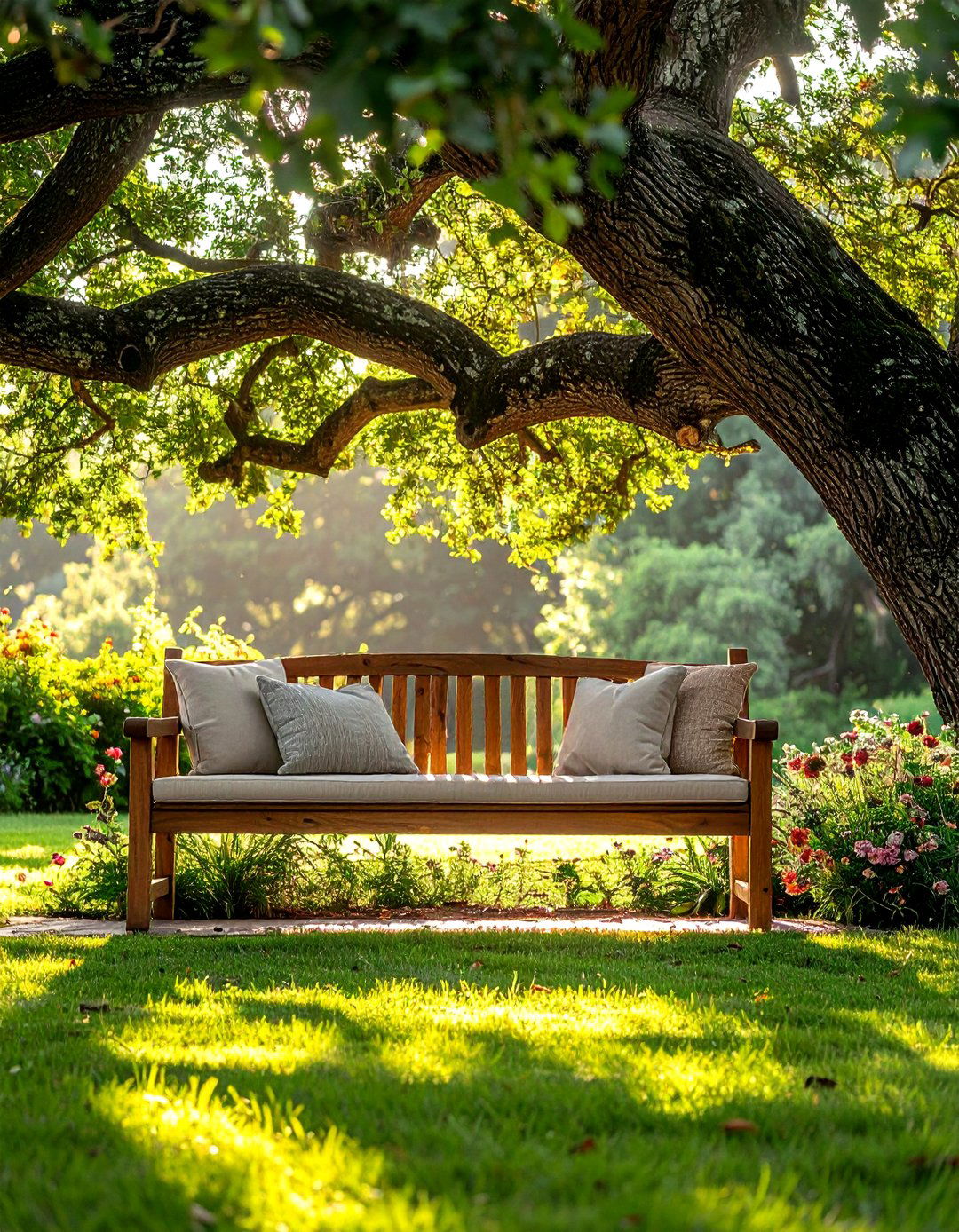 Garden bench seating - 30 garden decor ideas