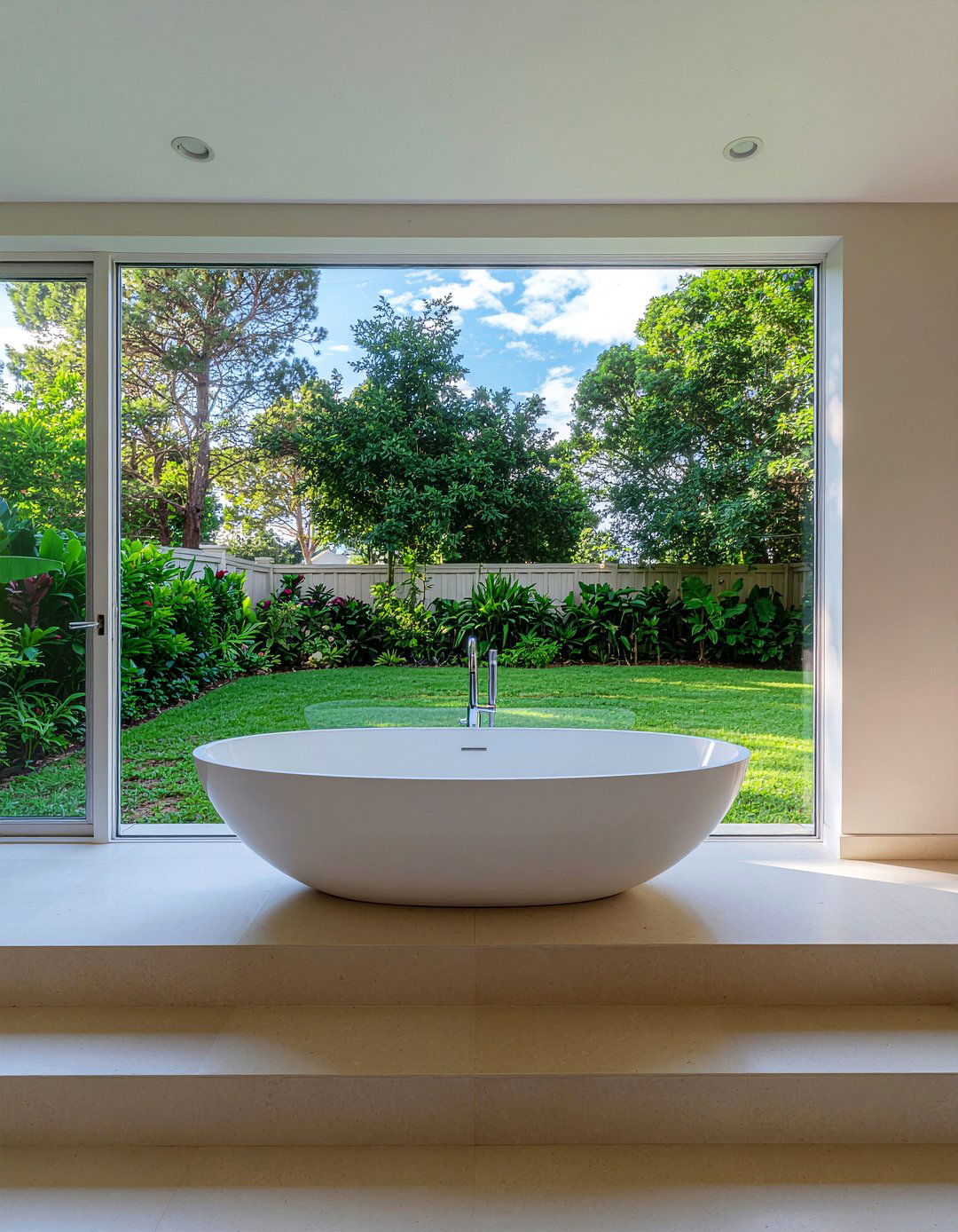 Garden soaking tub - 30 master bathroom tub ideas