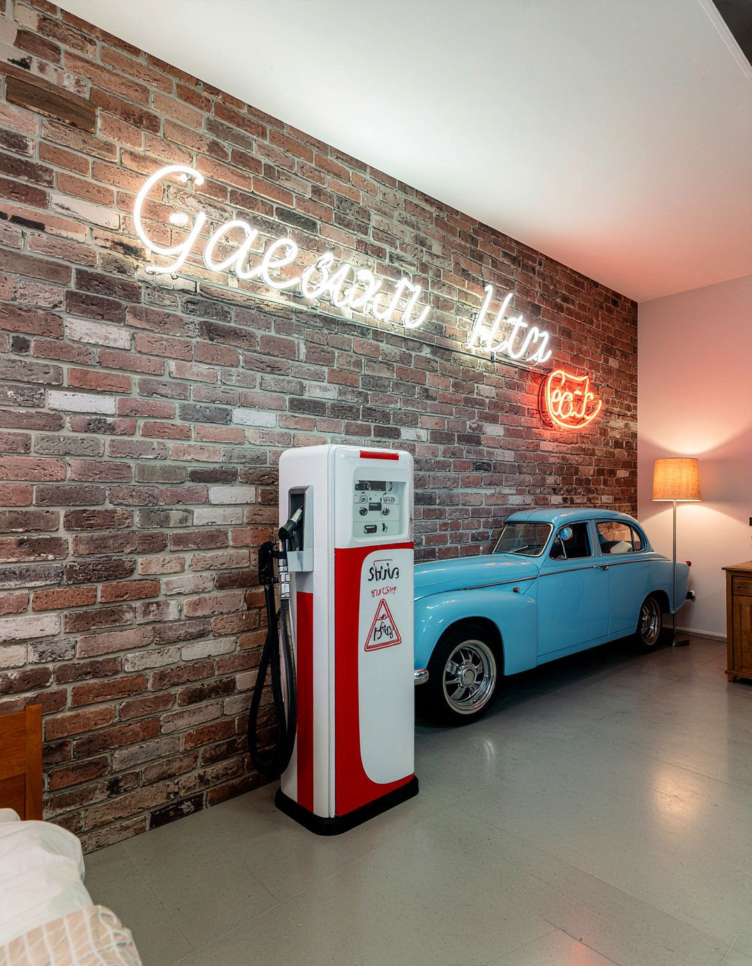 Gas Station Wall Art - 30 race car bedroom ideas