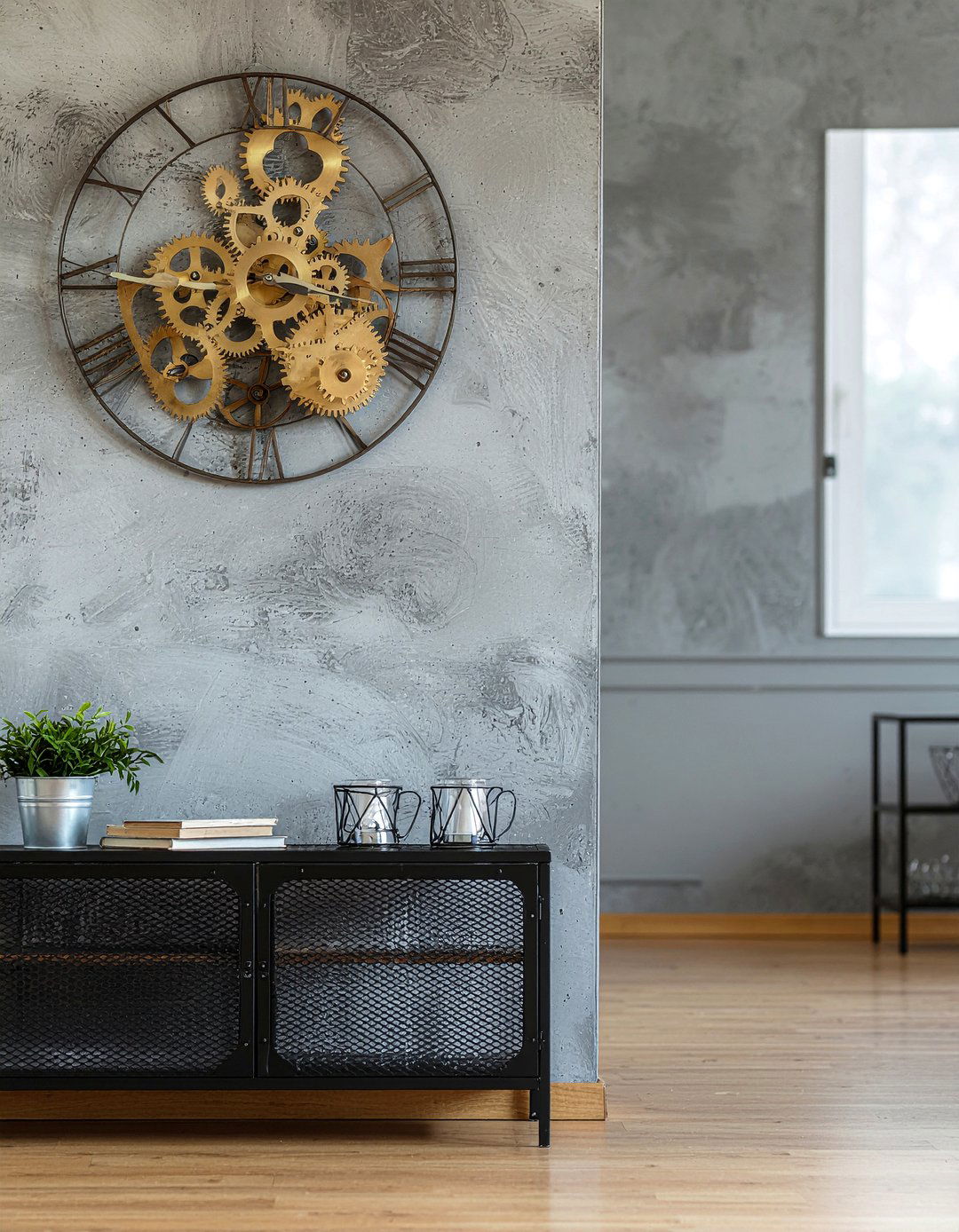 Gear wall clock - 30 living room wall clocks