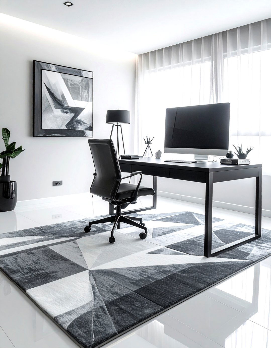 Geometric Area Rug - 30 area rug ideas