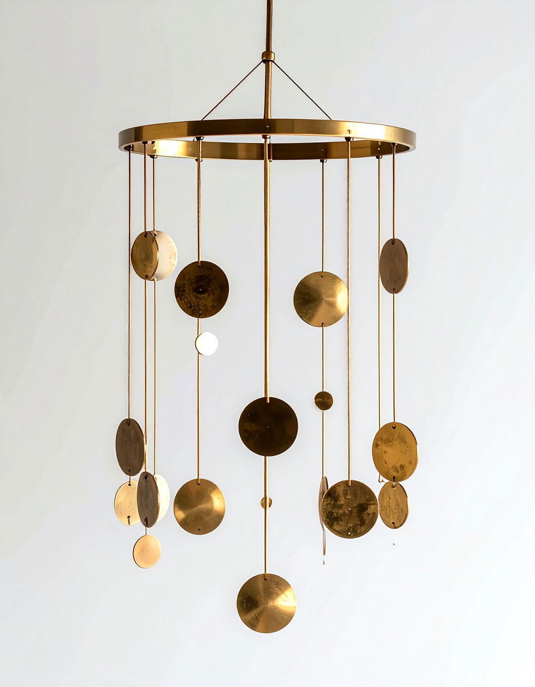 Geometric Brass Nursery Mobile - 30 nursery mobile ideas