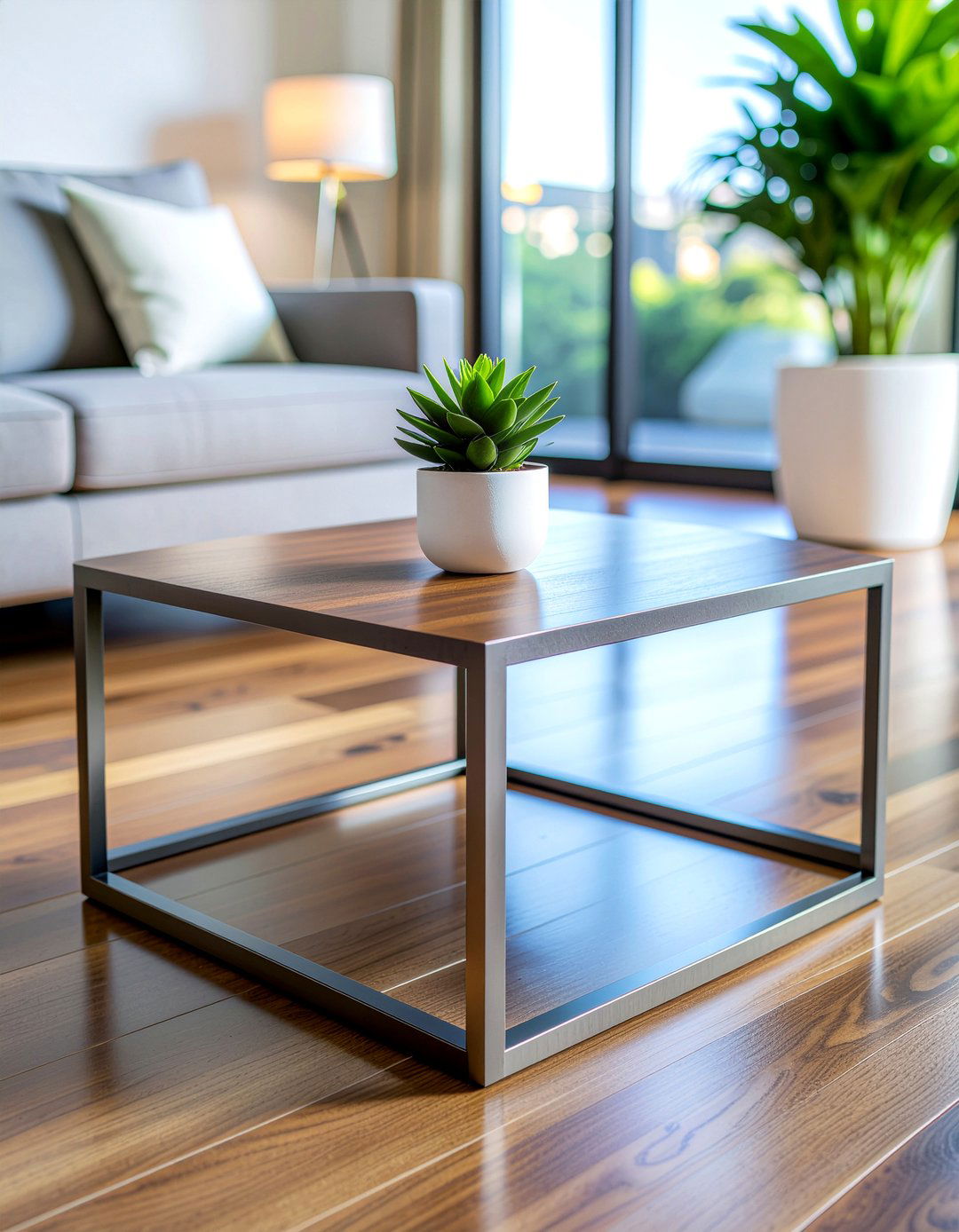 Geometric Coffee Table - 30 living room eclectic furniture ideas
