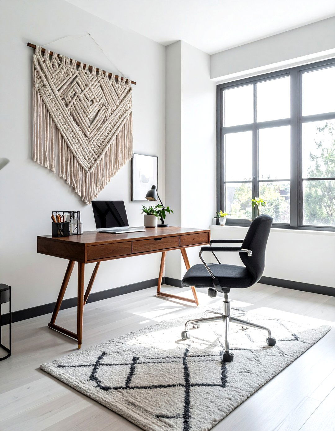 Geometric Macrame Wall Hanging - 30 macrame wall hanging ideas