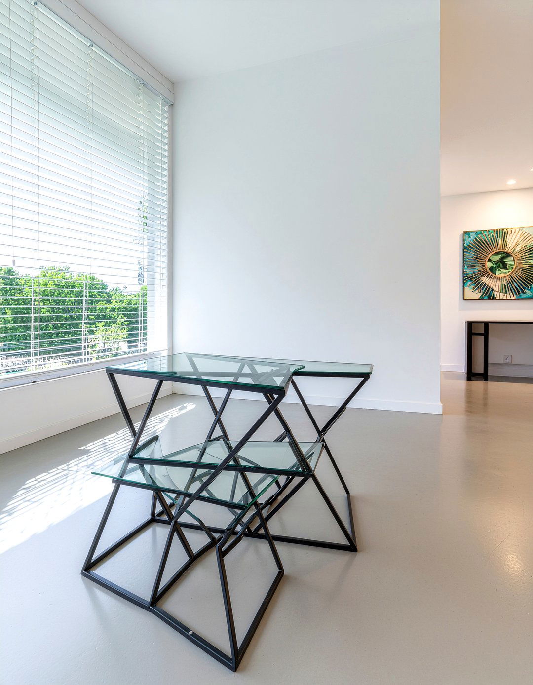 Geometric Nesting Tables - 30 living room nesting tables