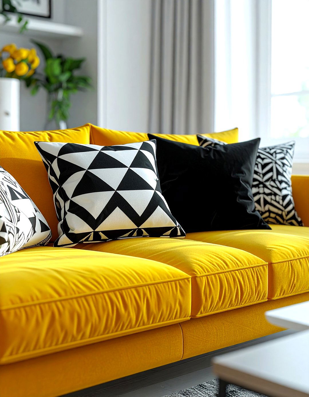 Geometric Pillow Mix - 30 pillow arrangement ideas