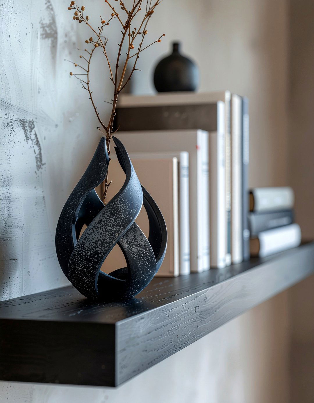 Geometric Sculptural Vase - 30 empty vase decor ideas