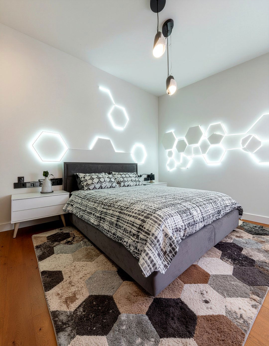 Geometric Shape LED - 30 bedroom led signs