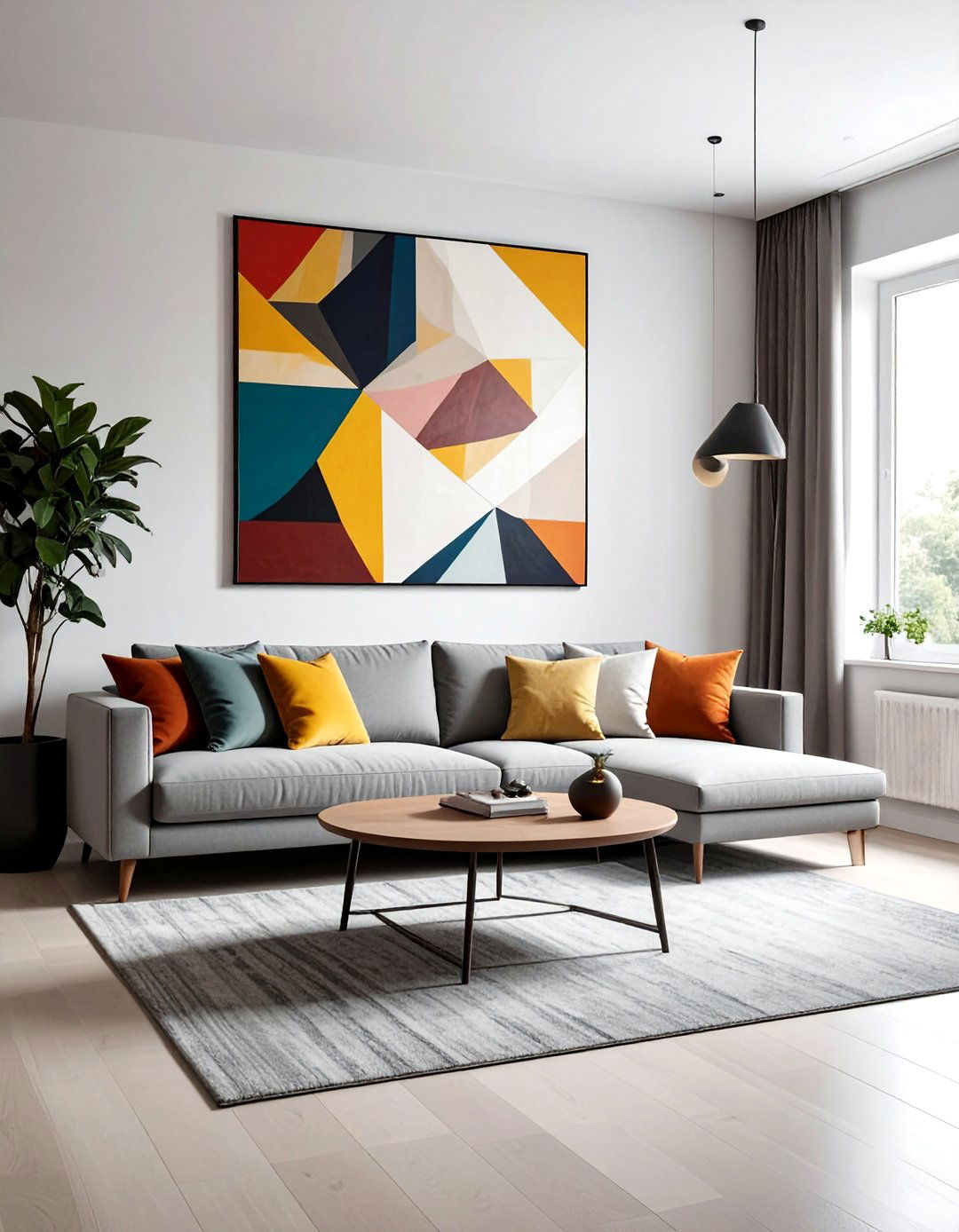Geometric Wall Art - 30 model home decor ideas