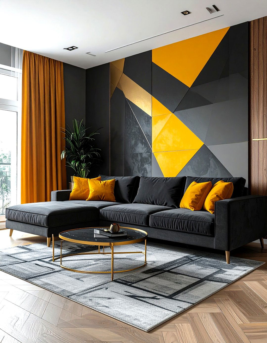 Geometric Wall Stickers - 30 living room wall stickers