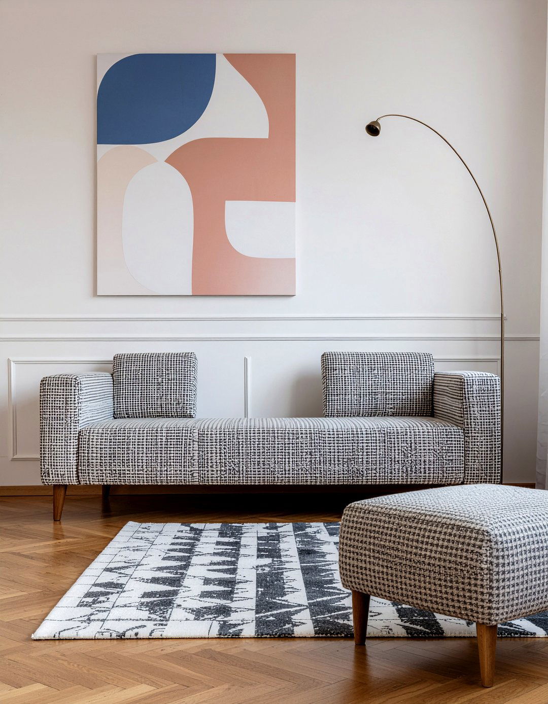 Geometric Wallpaper - 30 living room textured wallpapers