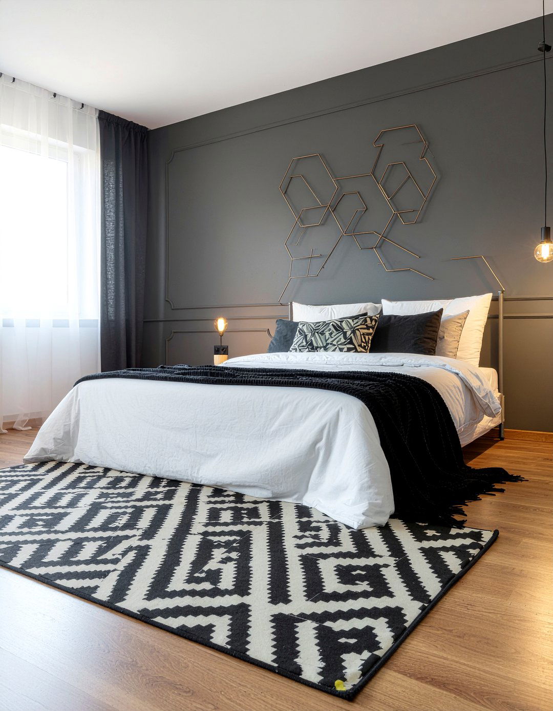 Geometric bedroom - 30 gender neutral bedroom ideas