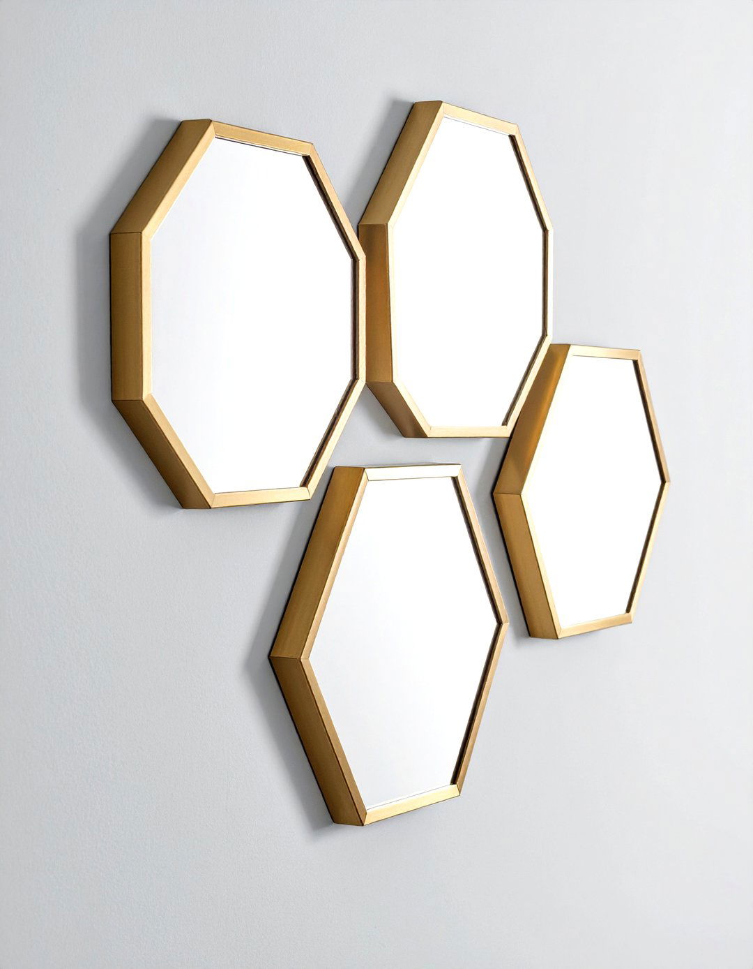 Geometric mirror wall decor - 30 geometric pattern decor ideas