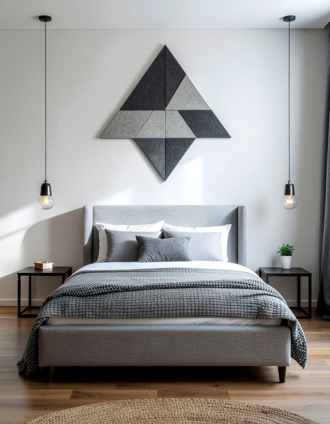 Geometric pin board - 30 bedroom bulletin boards