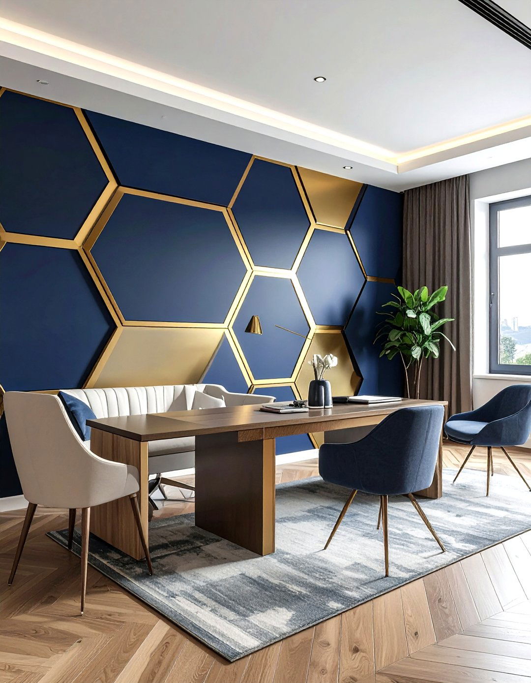 Geometric removable wallpaper - 30 removable wallpaper ideas