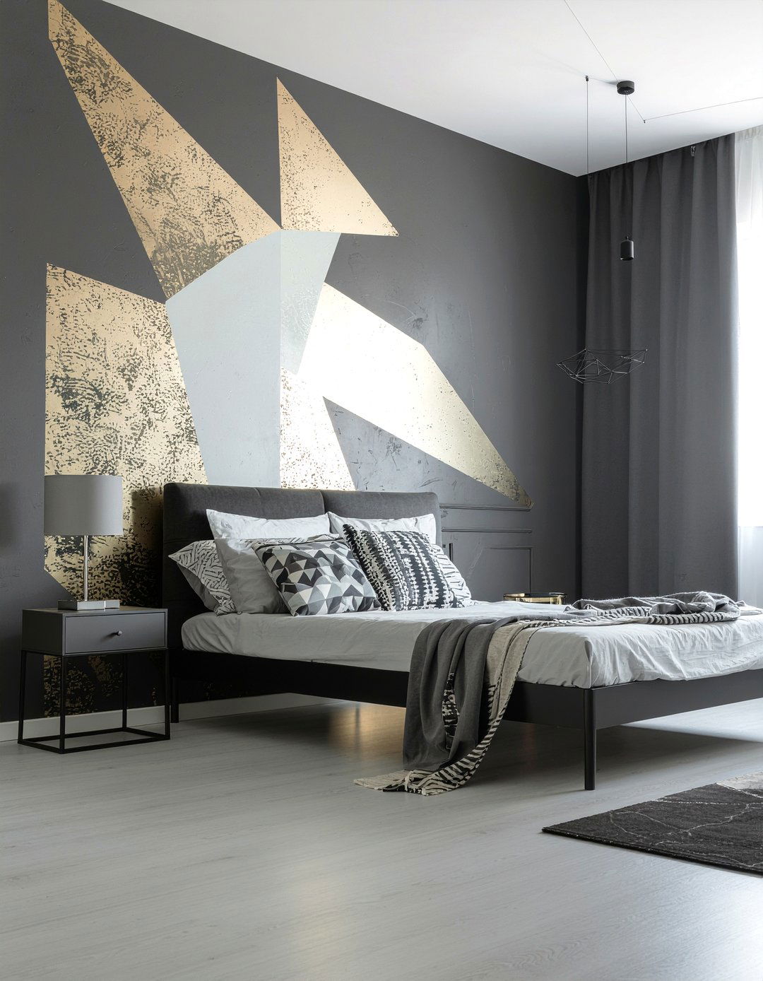 Geometric wall shapes - 30 bedroom wall stickers