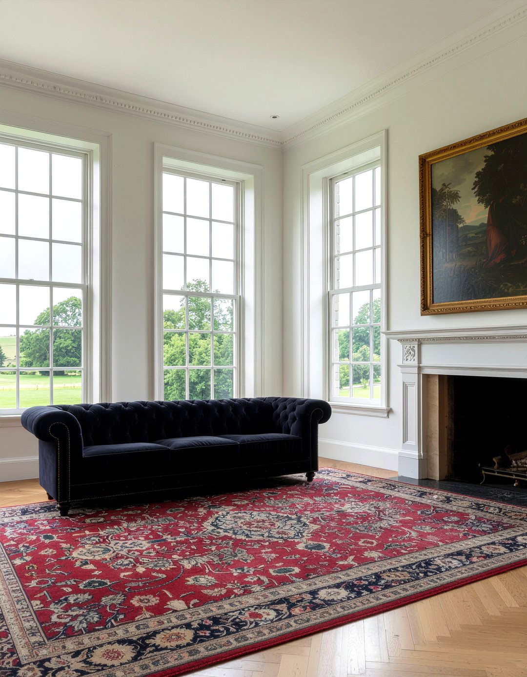 Georgian Living Room - 30 character home living room ideas