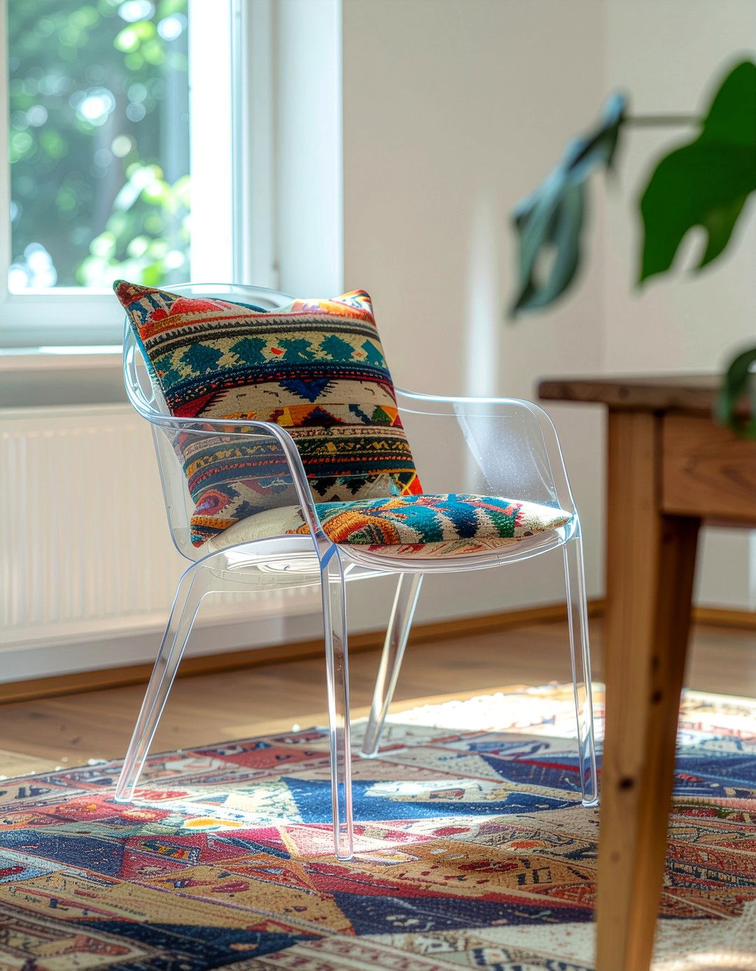 Ghost chair - 30 living room accent chair ideas