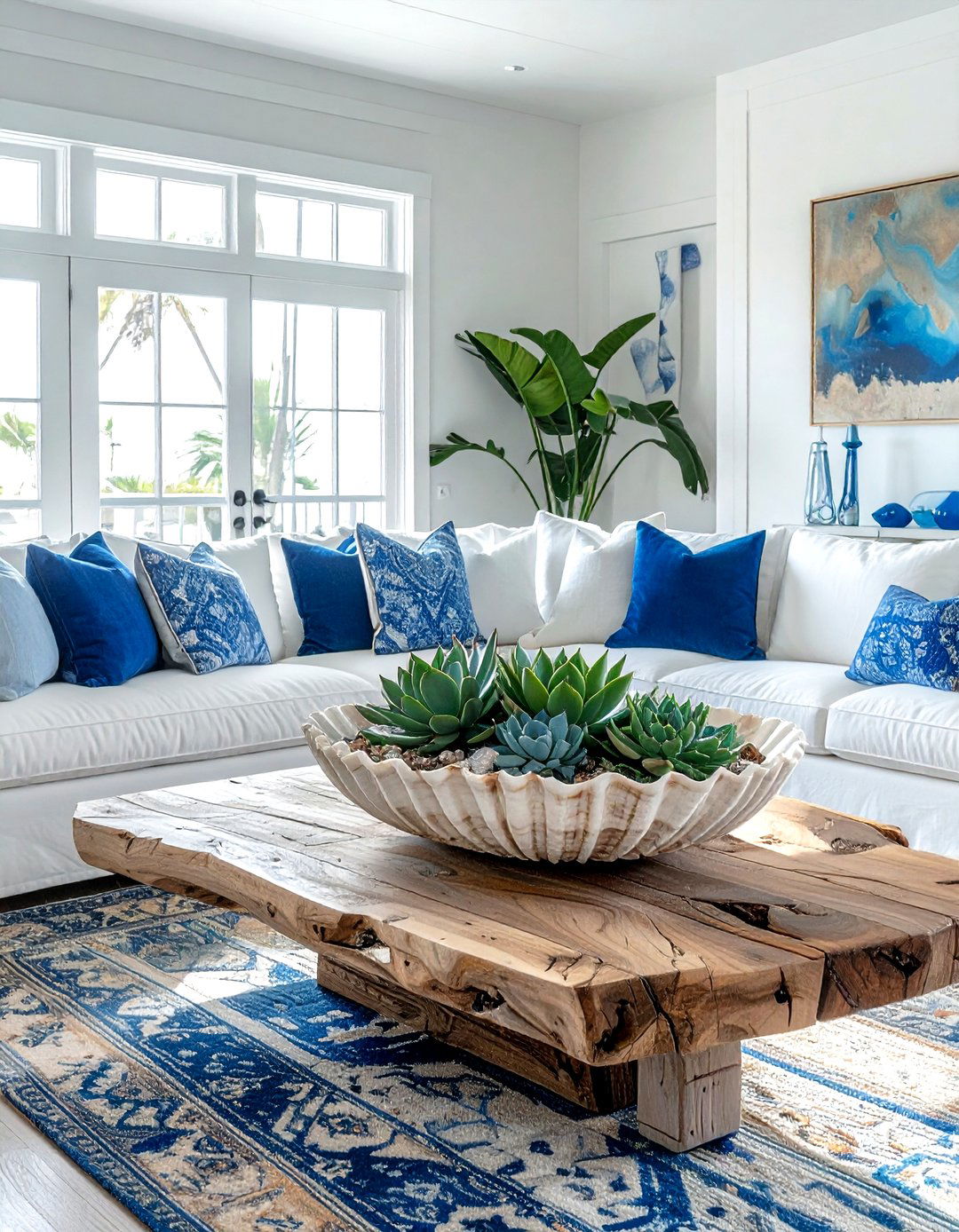 Giant Clam Shell Bowl - 30 coffee table bowl ideas