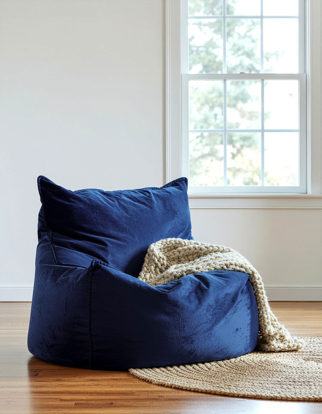 Giant bean bag - 30 teen hangout living room ideas