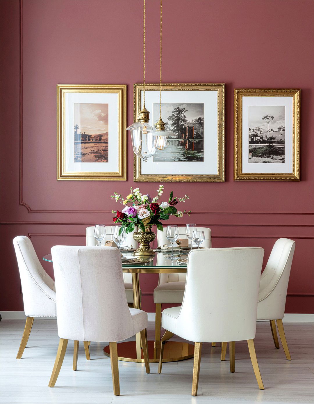 Gilded Frames Dining Room - 30 historic home dining room ideas