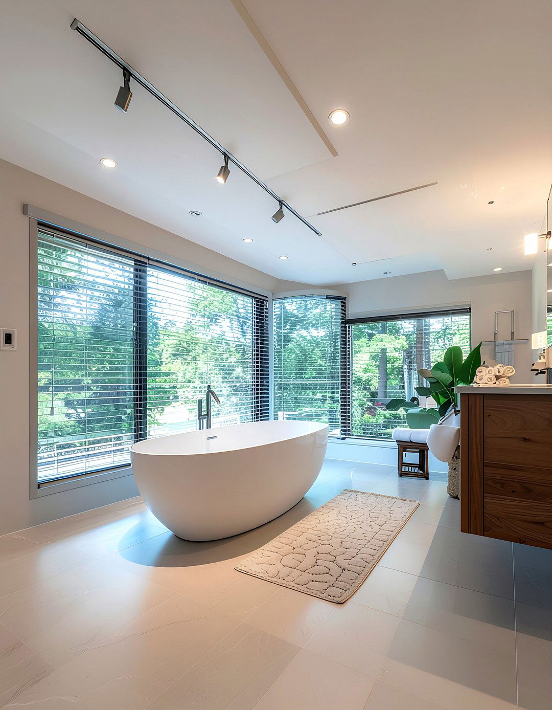 Gimbal recessed lighting - 30 bathroom recessed lighting ideas