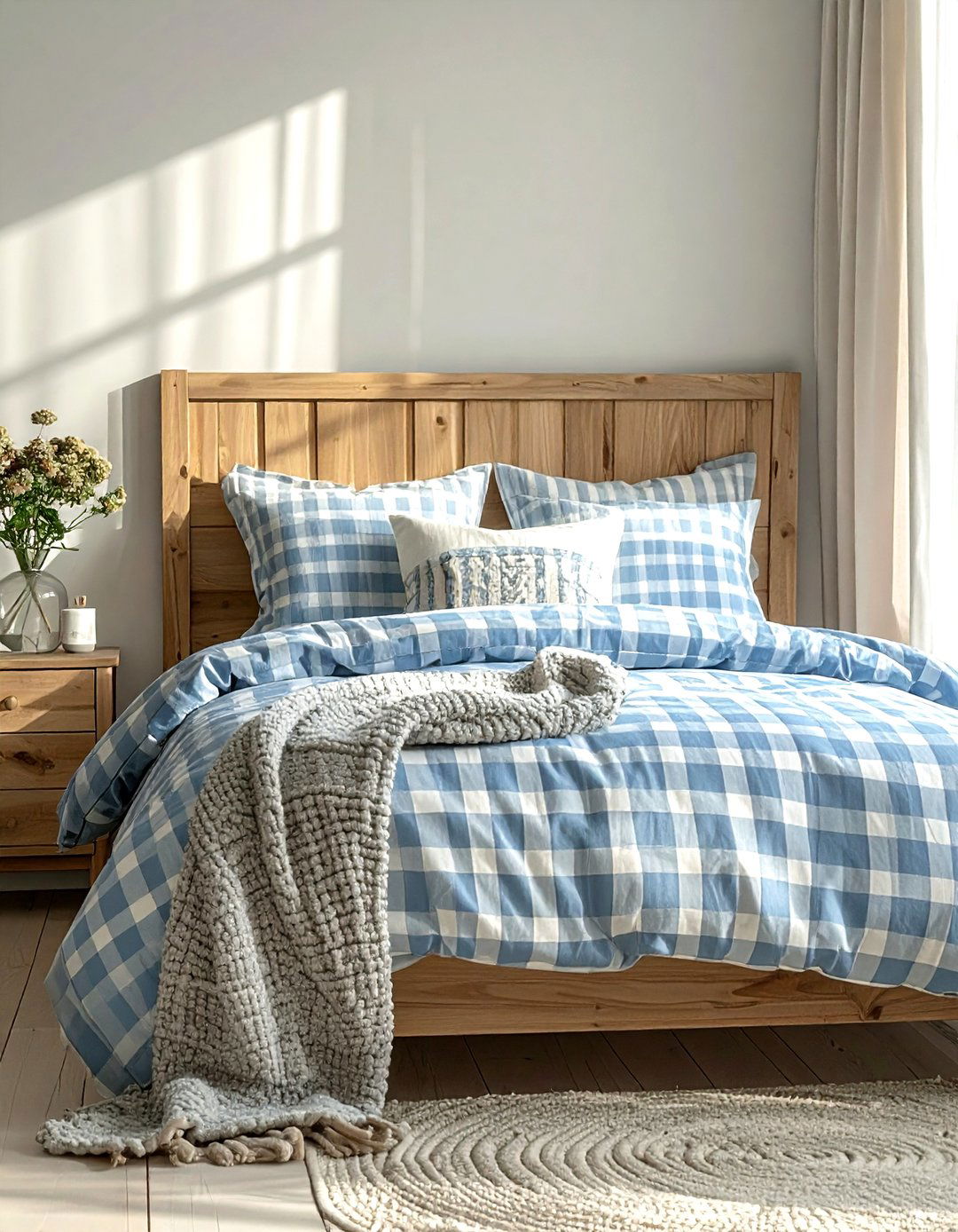 Gingham Bedding - 30 check decor ideas