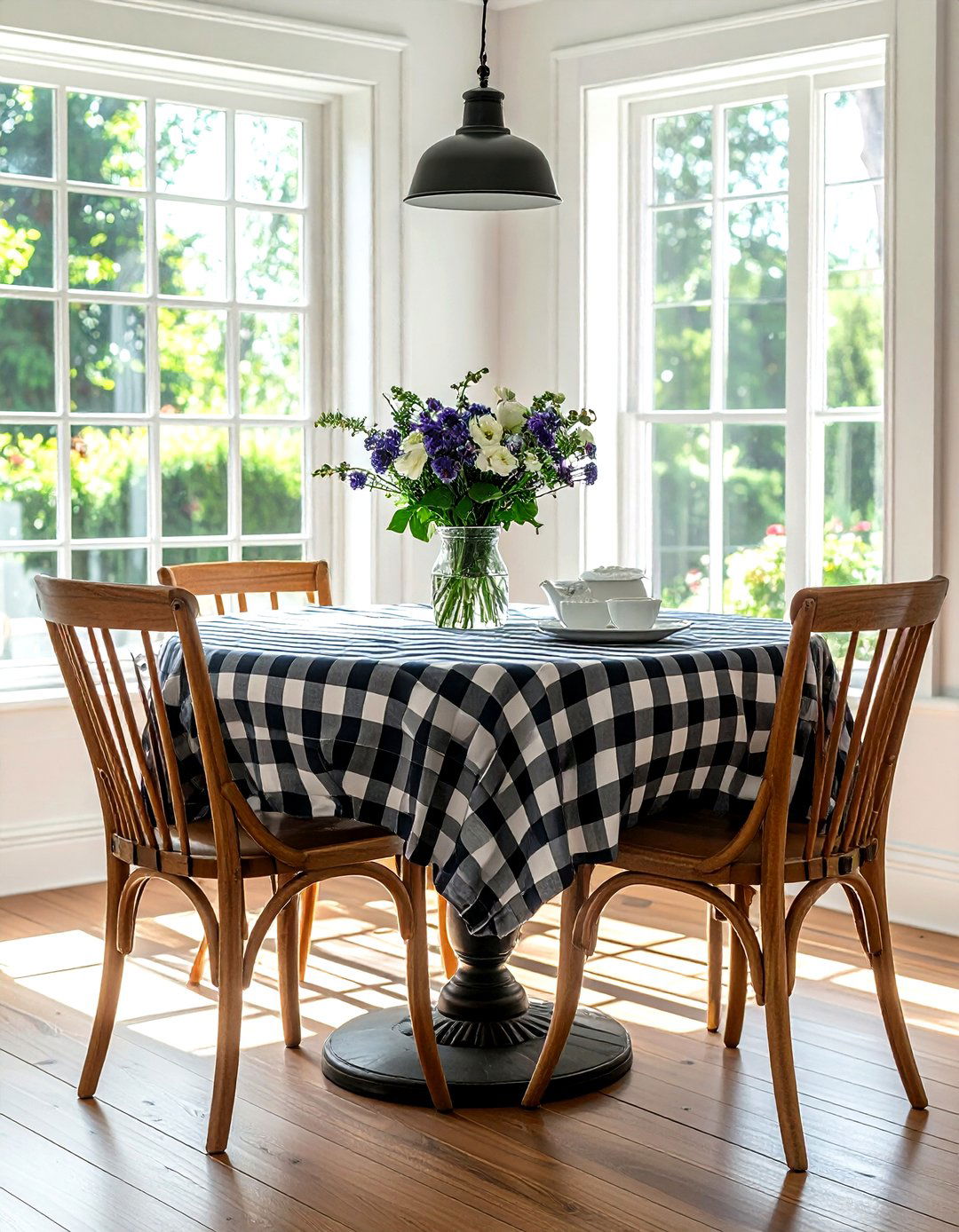 Gingham Tablecloth - 30 check decor ideas