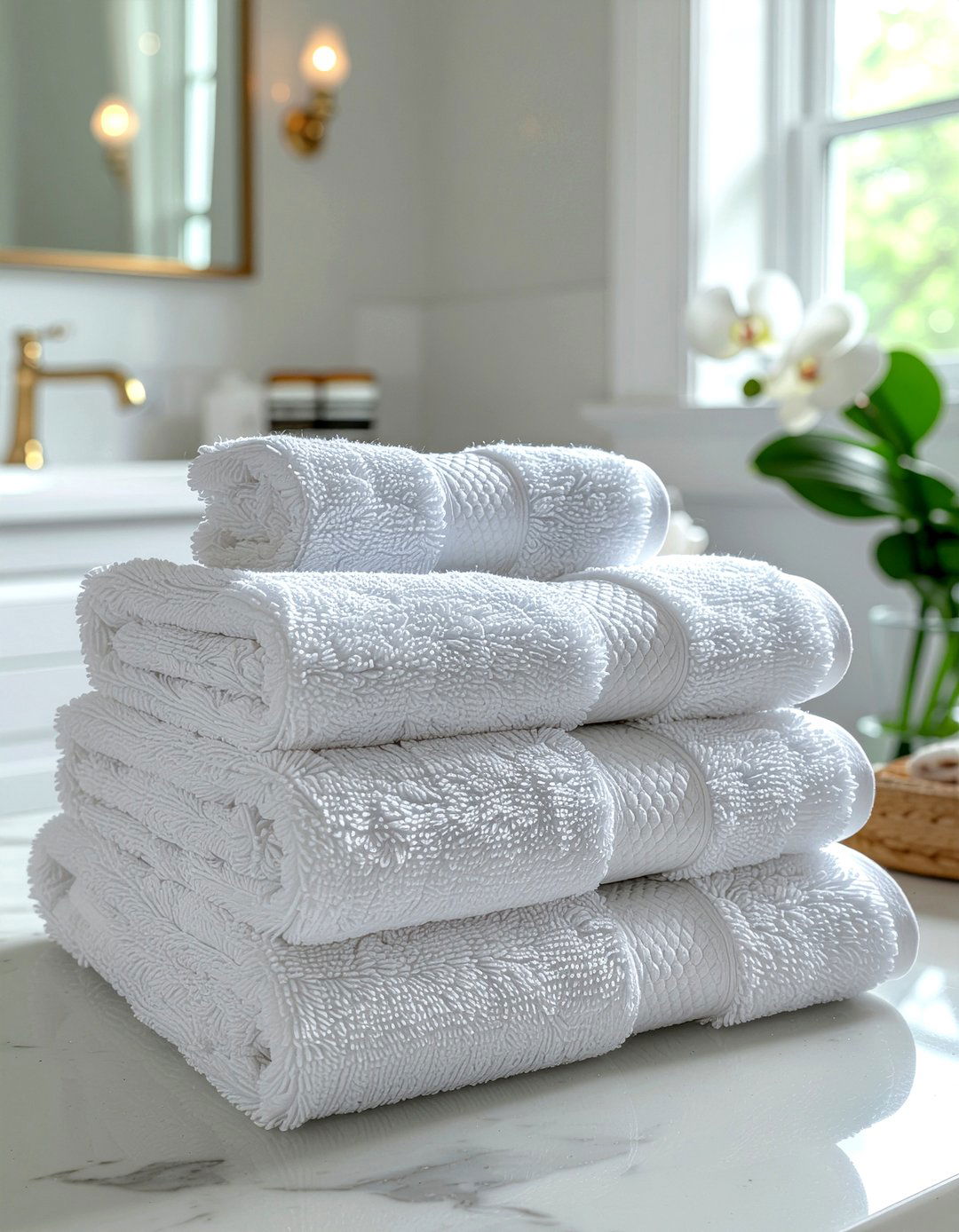 Giza cotton bath towels - 30 luxury bath towel ideas