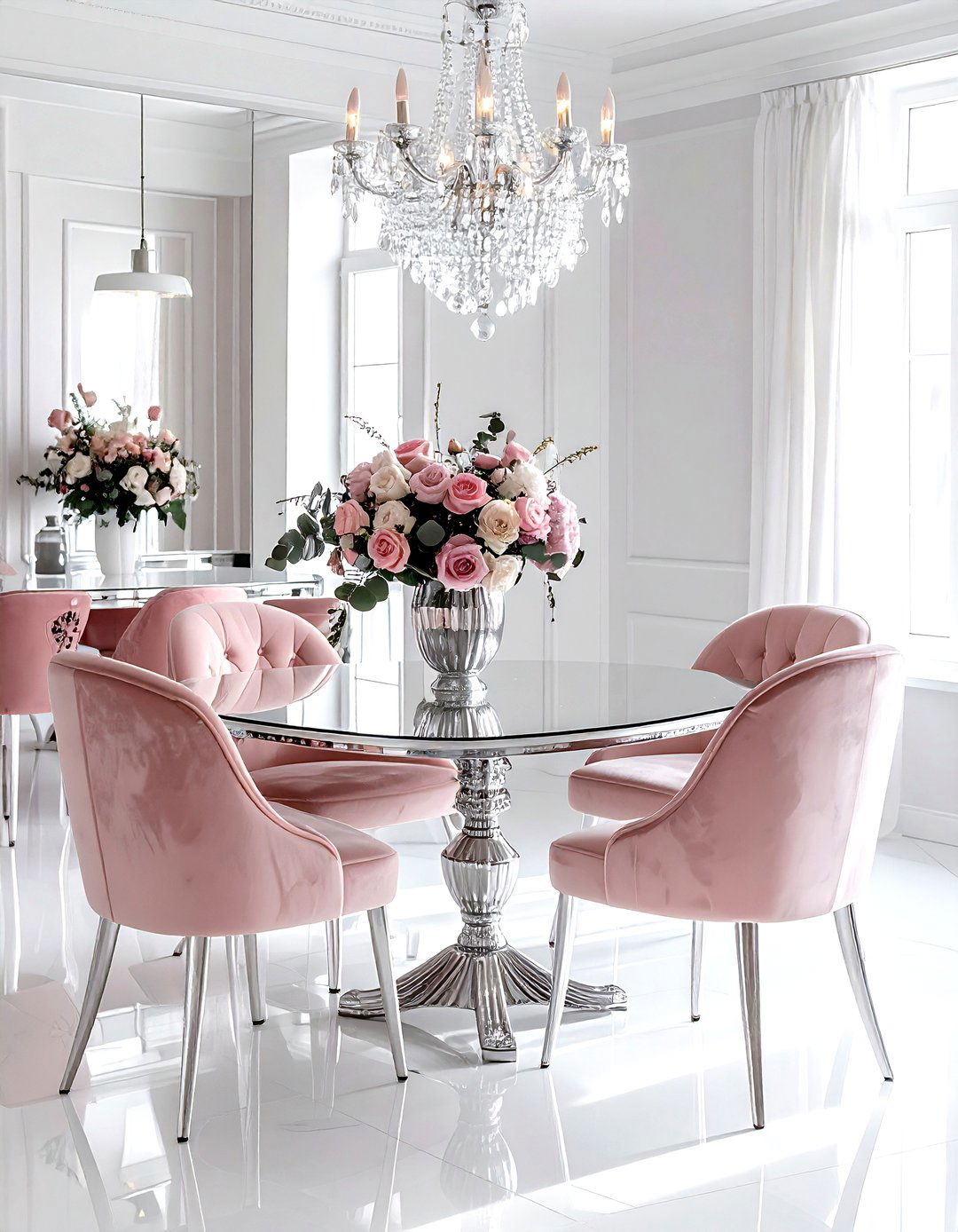 Glam Dining Room - 30 dining room redesign ideas