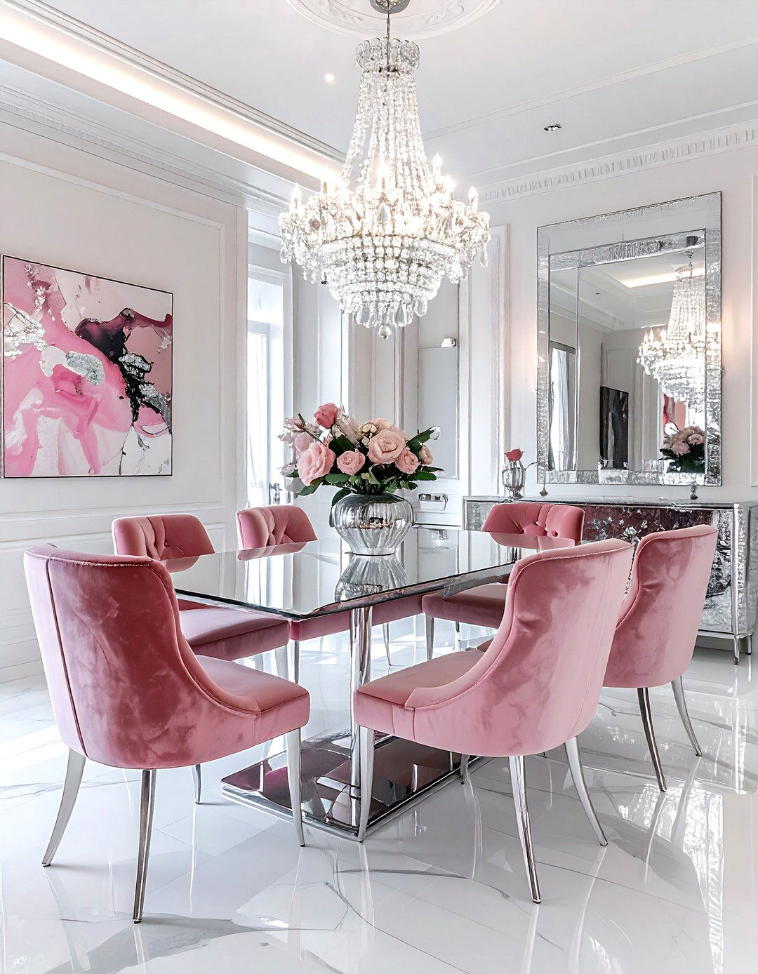 Glam Dining Room - 30 signature dining room ideas